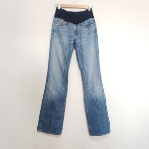 7 for all mankind bootcut maternity jeans 29